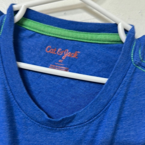 Cat & Jack Short Sleeve Tee Blue - Picture 2 of 2